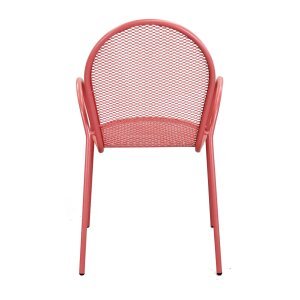 Poltrona da Giardino Impilabile in Acciaio cm 51x61x90 – JOEL