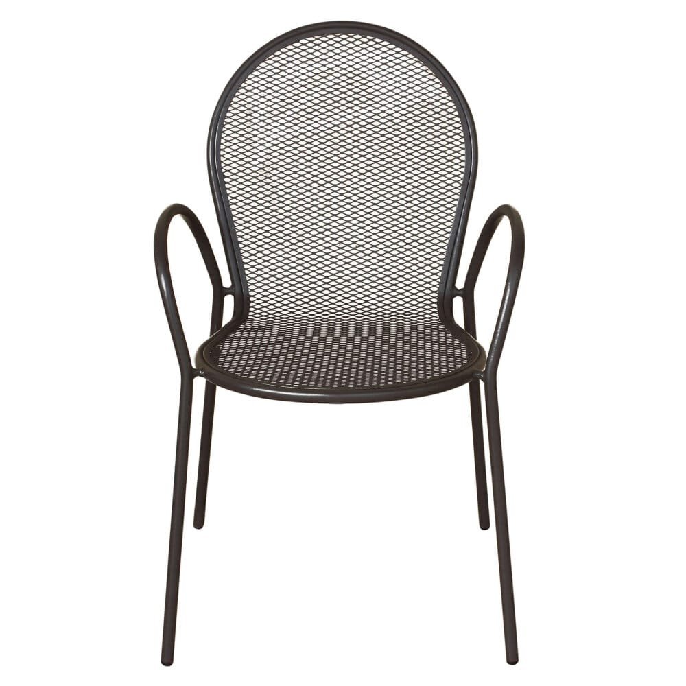 Poltrona da Giardino Impilabile in Acciaio cm 51x61x90 – JOEL