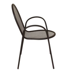 Poltrona da Giardino Impilabile in Acciaio cm 51x61x90 – JOEL