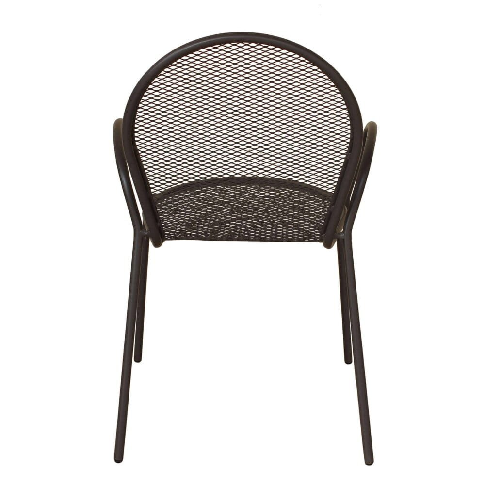 Poltrona da Giardino Impilabile in Acciaio cm 51x61x90 – JOEL