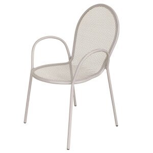 Poltrona da Giardino Impilabile in Acciaio cm 51x61x90 – JOEL