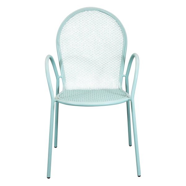 Poltrona da Giardino Impilabile in Acciaio cm 51x61x90 – JOEL