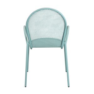 Poltrona da Giardino Impilabile in Acciaio cm 51x61x90 – JOEL