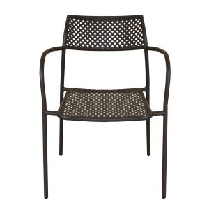 Poltrona da Giardino Impilabile in Acciaio cm 56x56x78 – MATHEW