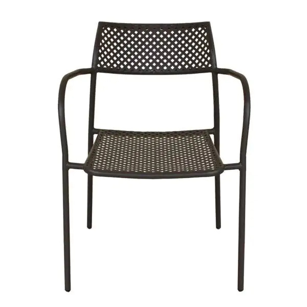 Poltrona da Giardino Impilabile in Acciaio cm 56x56x78 – MATHEW