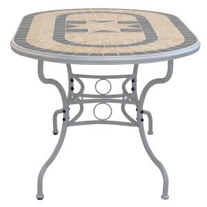 Tavolo da Giardino con piano in Mosaico 160×90 – NEVIL