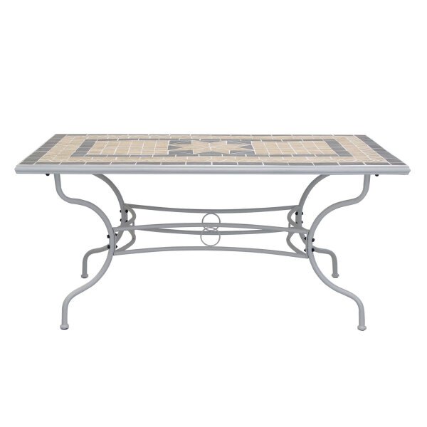 Tavolo da Giardino con piano in Mosaico 160×90 – NEVIL