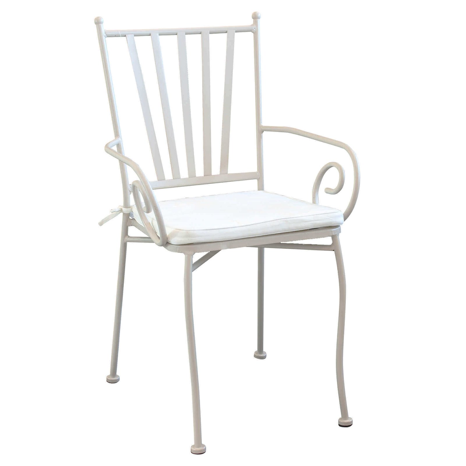 2592_FE802577.jpeg Poltrona da Giardino con cuscino in Acciaio cm 53x55x90 – NEVIL