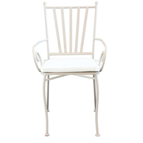 Poltrona da Giardino con cuscino in Acciaio cm 53x55x90 – NEVIL