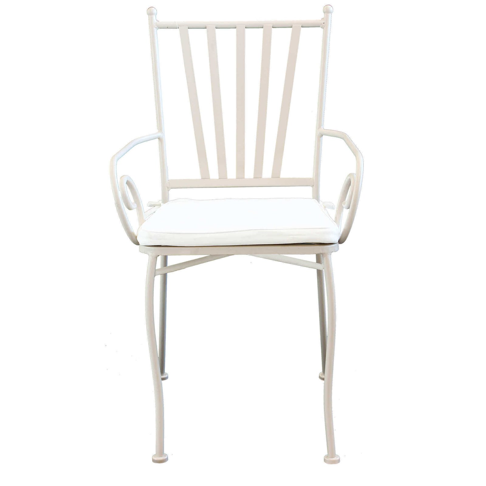 2592_FE802577_2.jpeg Poltrona da Giardino con cuscino in Acciaio cm 53x55x90 – NEVIL