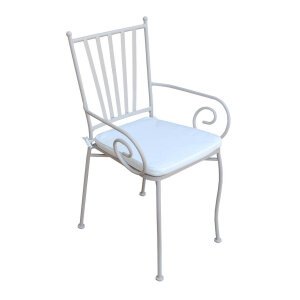 2592_FE802577_5.jpeg Poltrona da Giardino con cuscino in Acciaio cm 53x55x90 – NEVIL