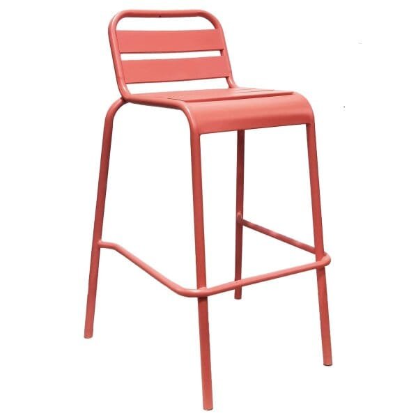 Sgabello da Giardino Impilabile in Acciaio cm 50x51x95 – STU