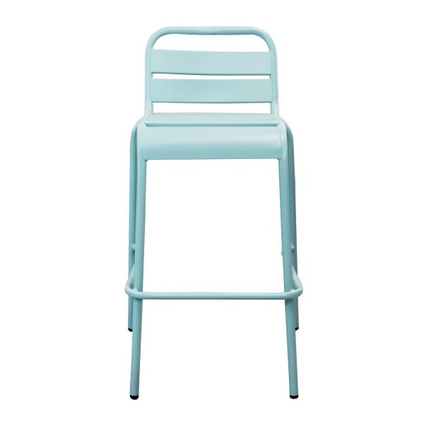 Sgabello da Giardino Impilabile in Acciaio cm 50x51x95 – STU