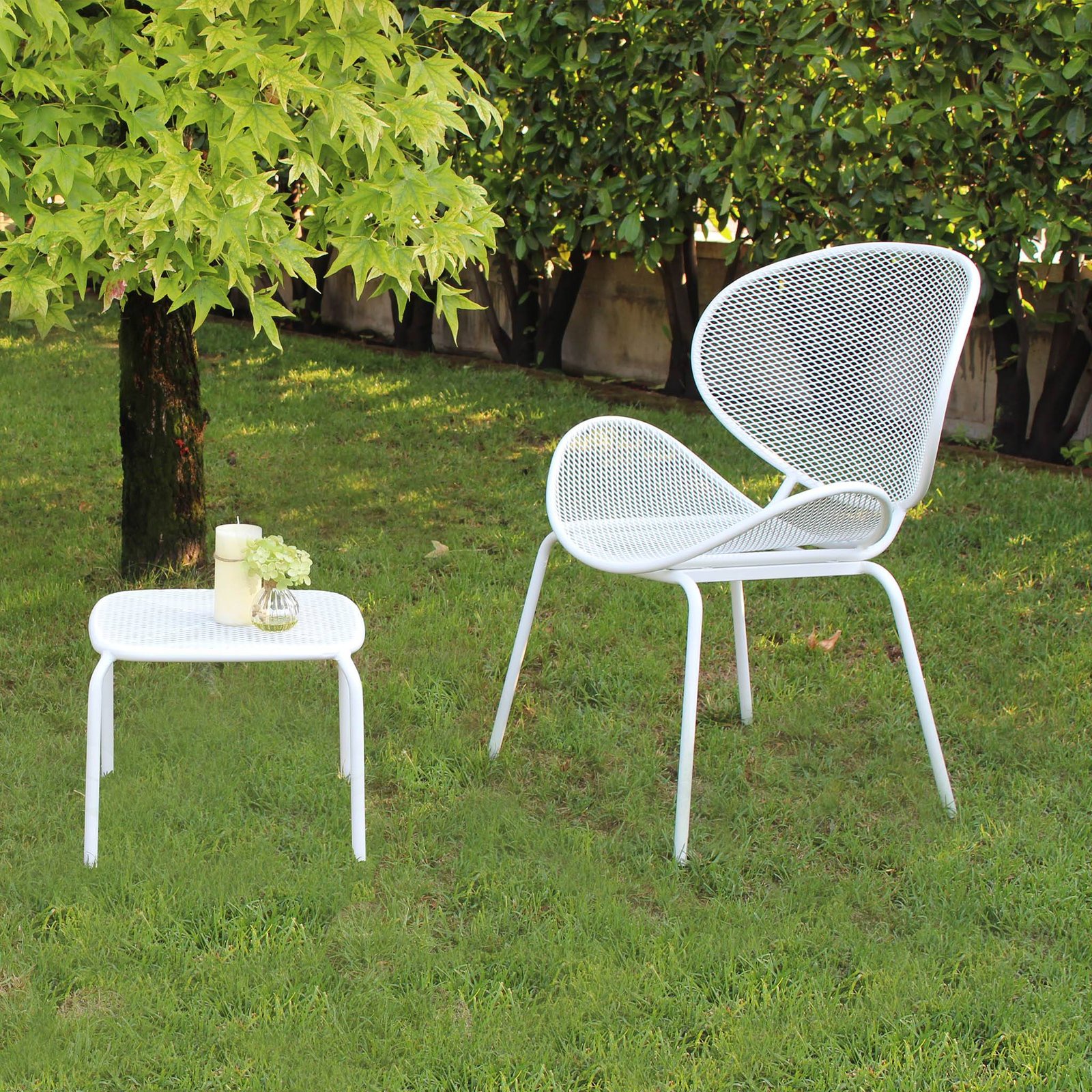 Poltrona da Giardino in Acciaio cm 64x54x85 – WALKER