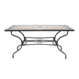 Tavolo da Giardino con piano in Mosaico 160×90 – NEVIL