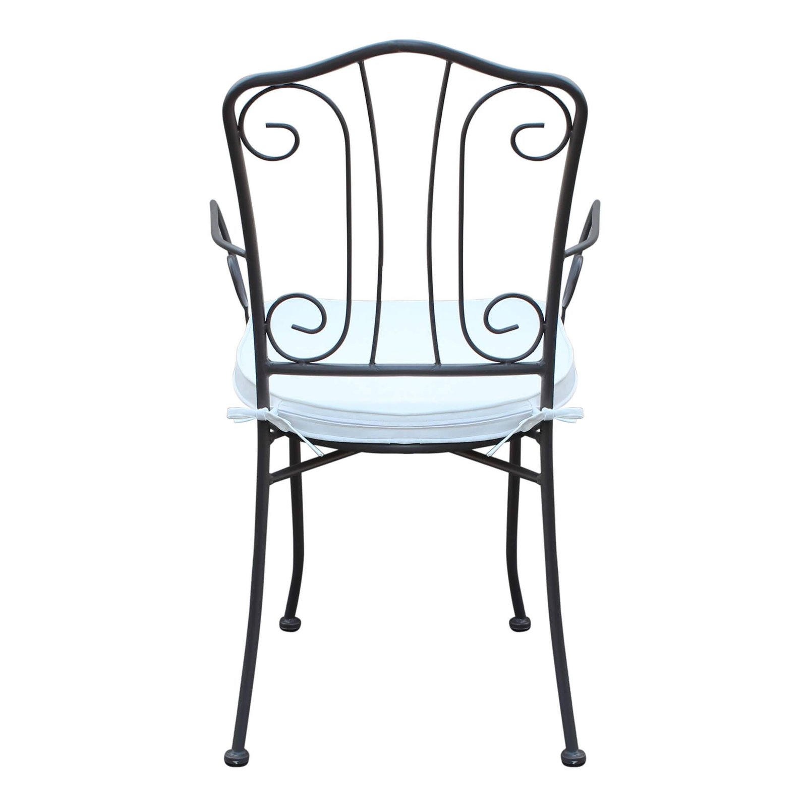 Poltrona da Giardino con cuscino in Acciaio cm 53x55x90 – NEVIL