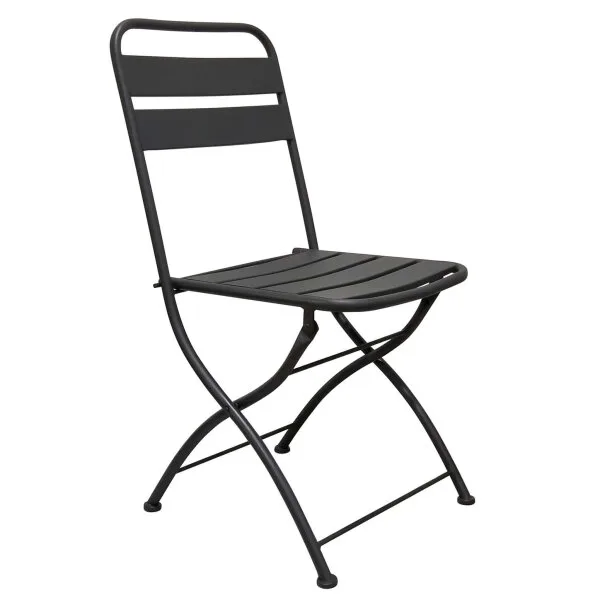 Sedia da Giardino Salvaspazio in Acciaio cm 42x50x88 – STUART