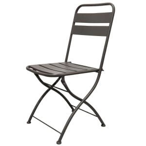 Sedia da Giardino Salvaspazio in Acciaio cm 42x50x88 – STUART