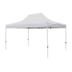 Gazebo Pieghevole con sacca protettiva 3×4,5 in acciaio,poliestere – BRENDON