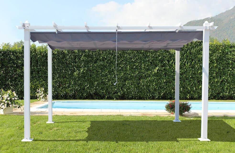 Gazebo da Giardino 3×4 in alluminio e metallo – DRAKE