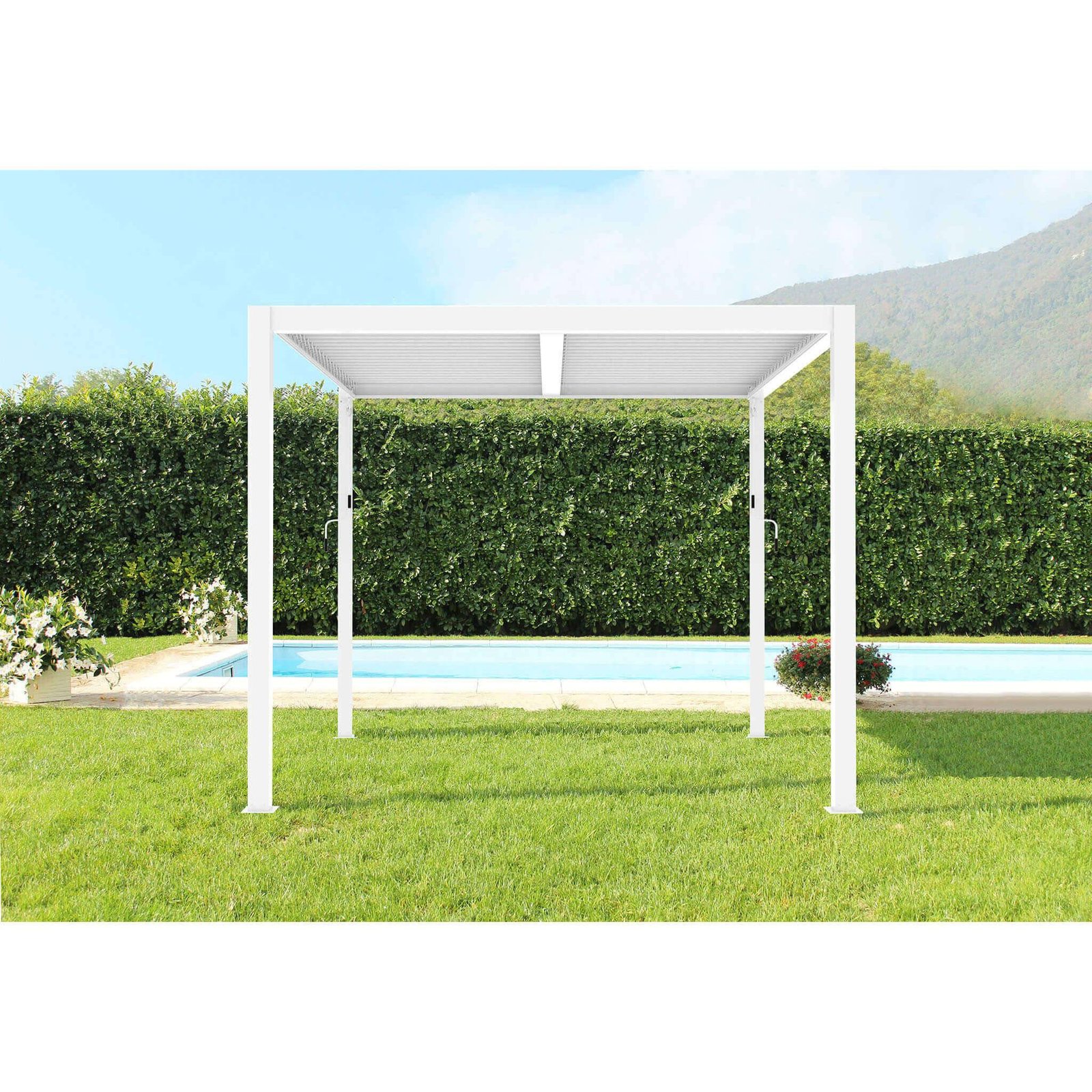 Pergola bioclimatica in alluminio – TONY