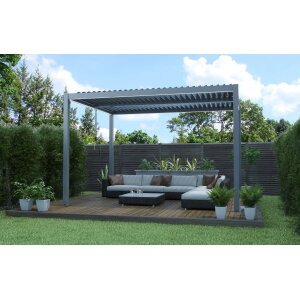 Pergola bioclimatica m 3×4 in alluminio – JAMEY