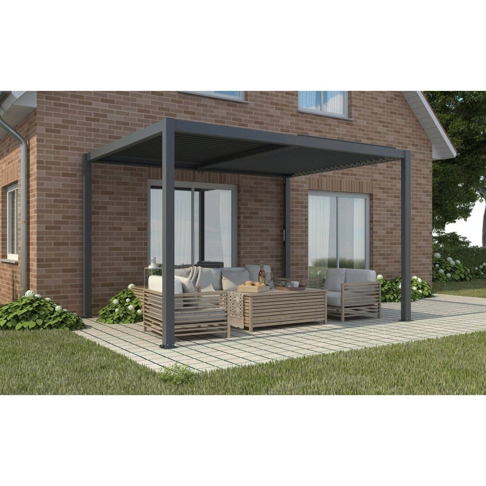 Pergola bioclimatica m 3×4 in alluminio – JAMEY