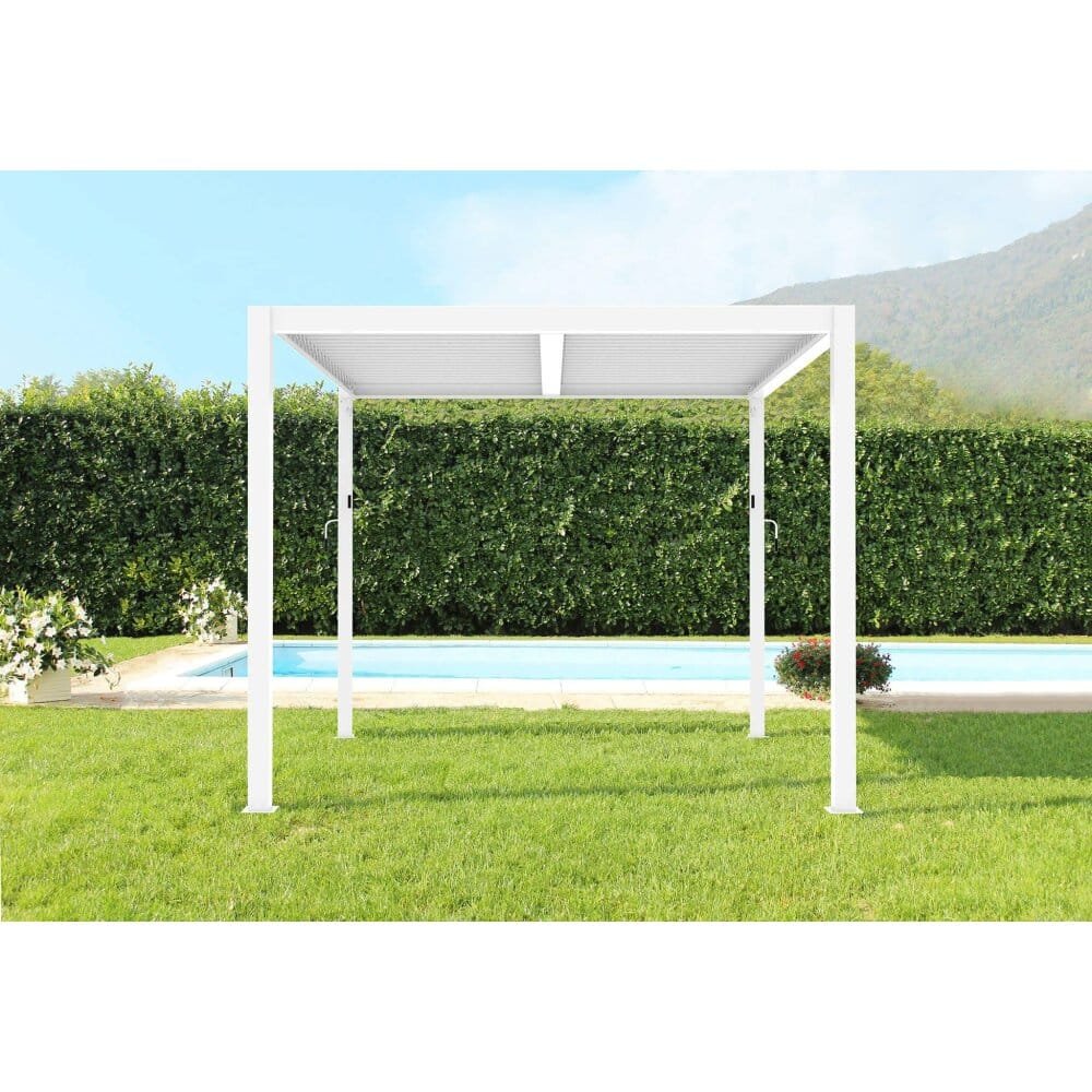 Pergola bioclimatica m 4×4 in alluminio – JAMEY