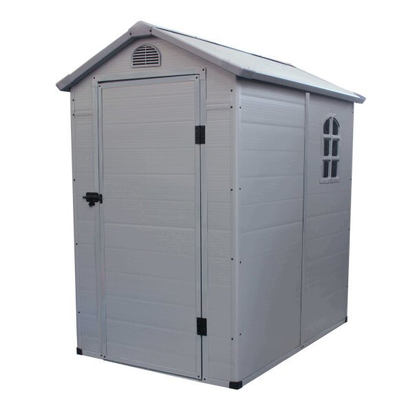 Casetta Porta Attrezzi da Giardino in Plastica cm 134x192x204 – FOX
