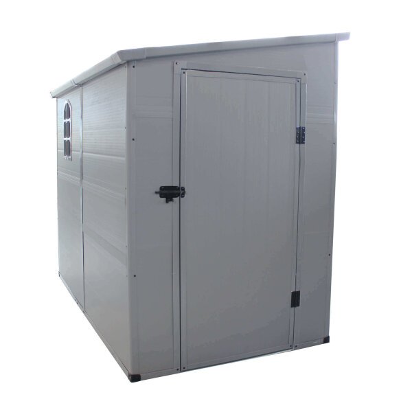 Casetta Porta Attrezzi da Giardino in Plastica cm 134x192x204 – FOX