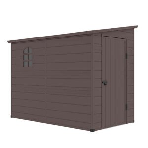 Casetta Porta Attrezzi da Giardino in Plastica cm 134x192x204 – FOX