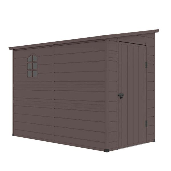 Casetta Porta Attrezzi da Giardino in Plastica cm 134x192x204 – FOX