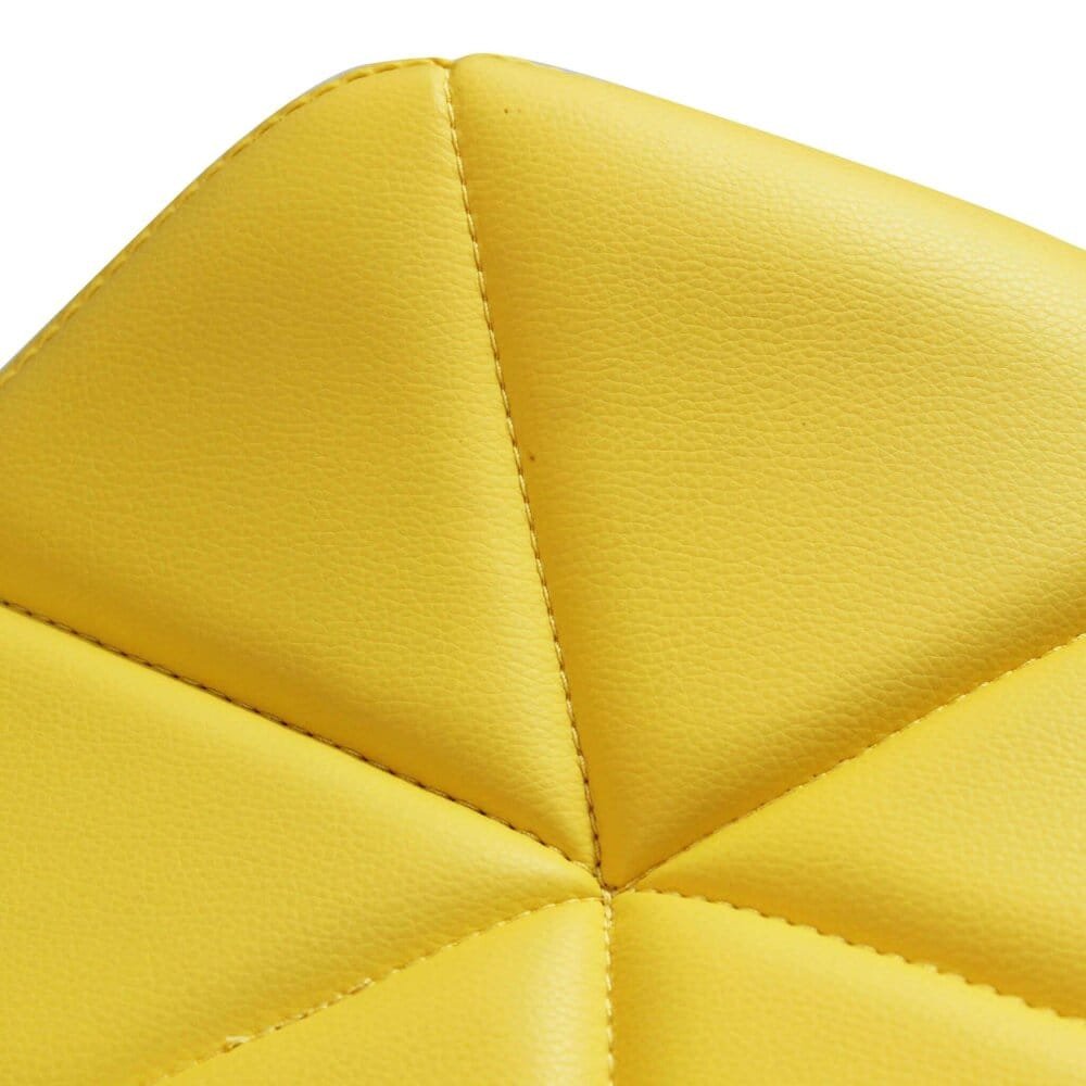 Sedia Moderna con seduta imbottita in Ecopelle,Legno cm 41x49x71 – MIA