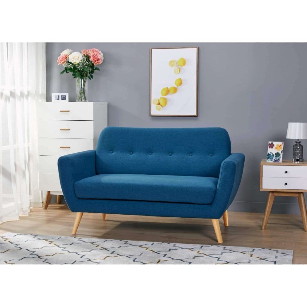 Divano due posti Scandinavo in Tessuto cm 147x79x86 – SILENTE