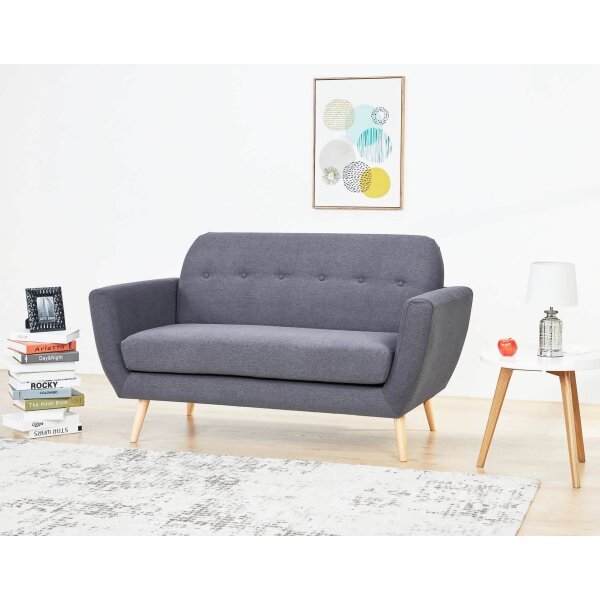 Divano due posti Scandinavo in Tessuto cm 147x79x86 – SILENTE