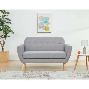 Divano due posti Scandinavo in Tessuto cm 147x79x86 – SILENTE