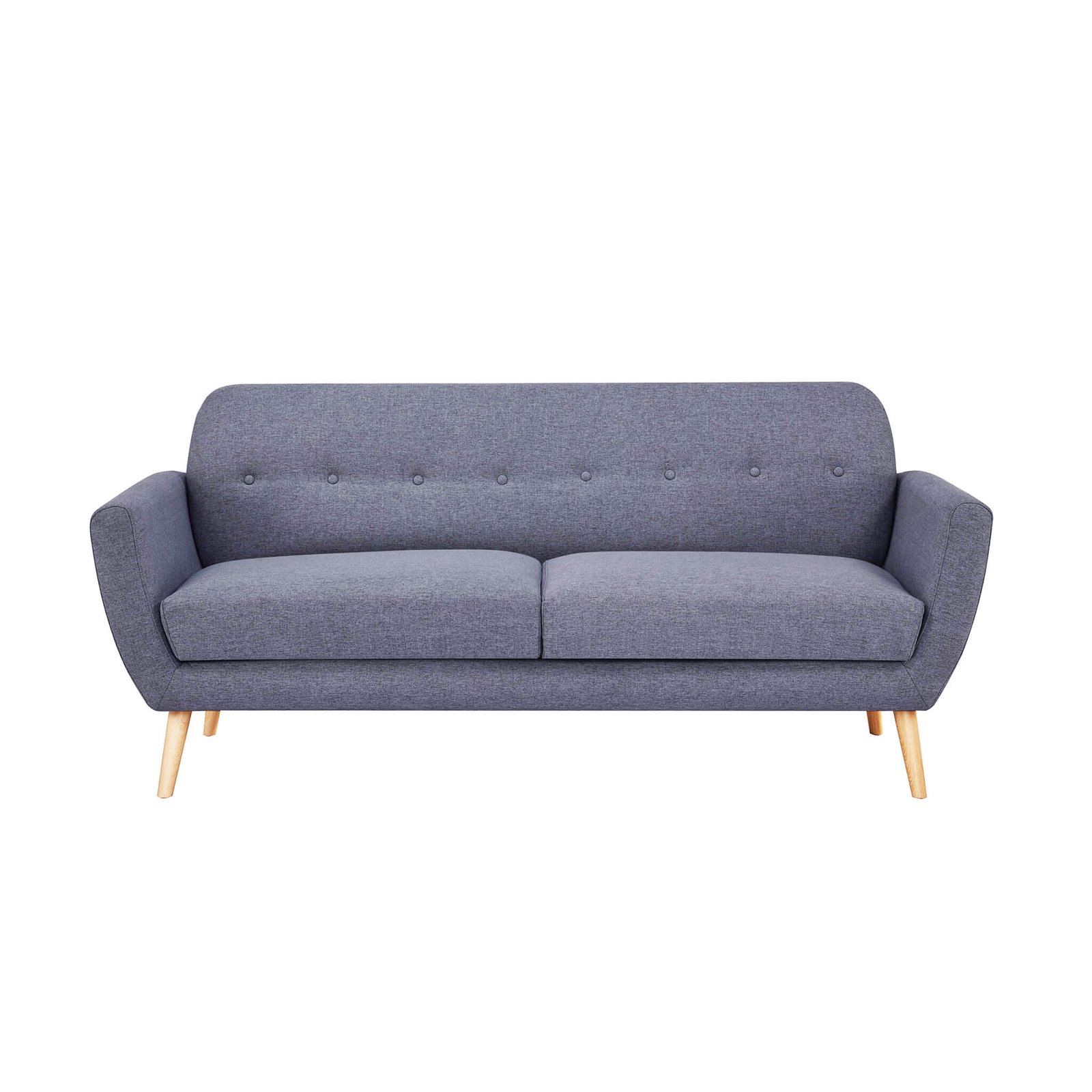 Divano tre posti Scandinavo in Tessuto cm 193x79x86 – SILENTE