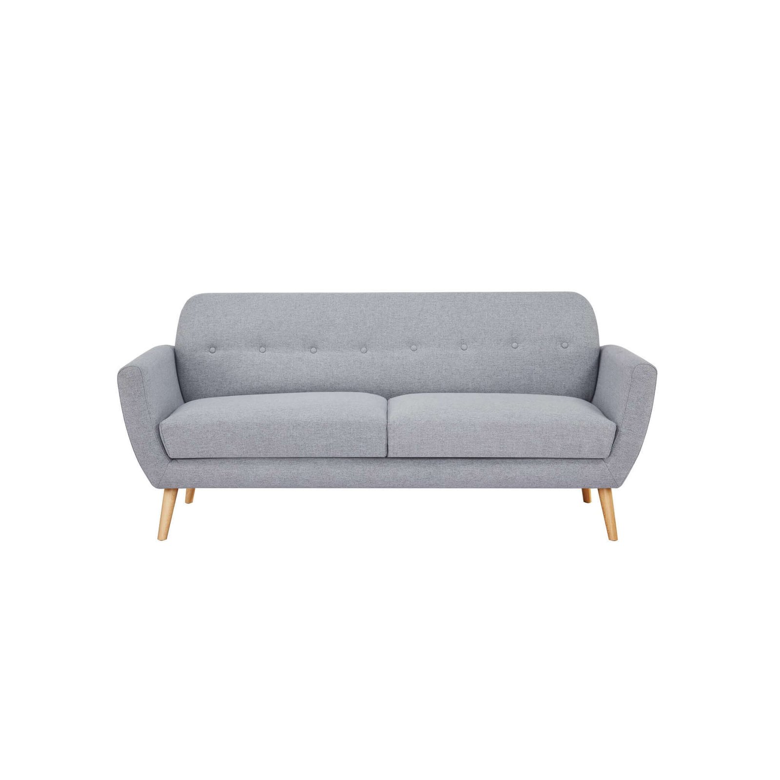 Divano tre posti Scandinavo in Tessuto cm 193x79x86 – SILENTE