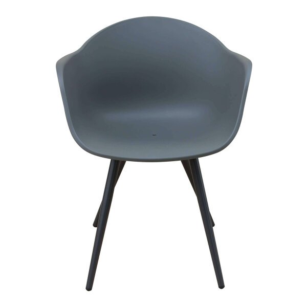 Poltrona da Giardino in Plastica,Alluminio cm 56x61x74 – DYNA