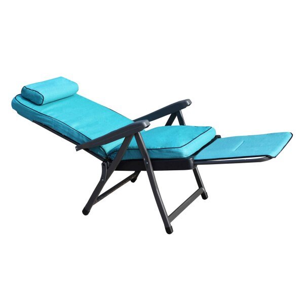 Poltrona Sdraio relax reclinabile in Tessuto,Acciaio cm 155x60x60 – MORTY