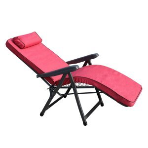 Poltrona Sdraio relax reclinabile in Tessuto,Acciaio cm 155x60x60 – MORTY