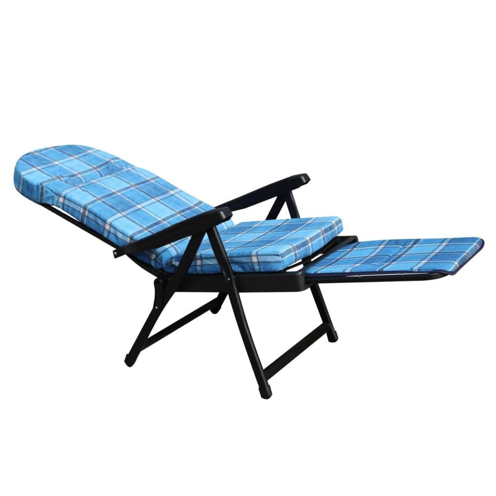 Poltrona Sdraio relax reclinabile in Tessuto cm 155x60x60 – QUENTIN
