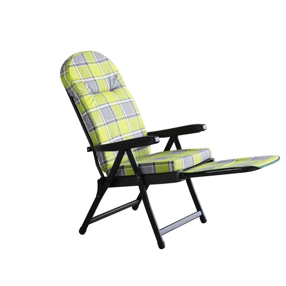 Poltrona Sdraio relax reclinabile in Tessuto cm 155x60x60 – QUENTIN