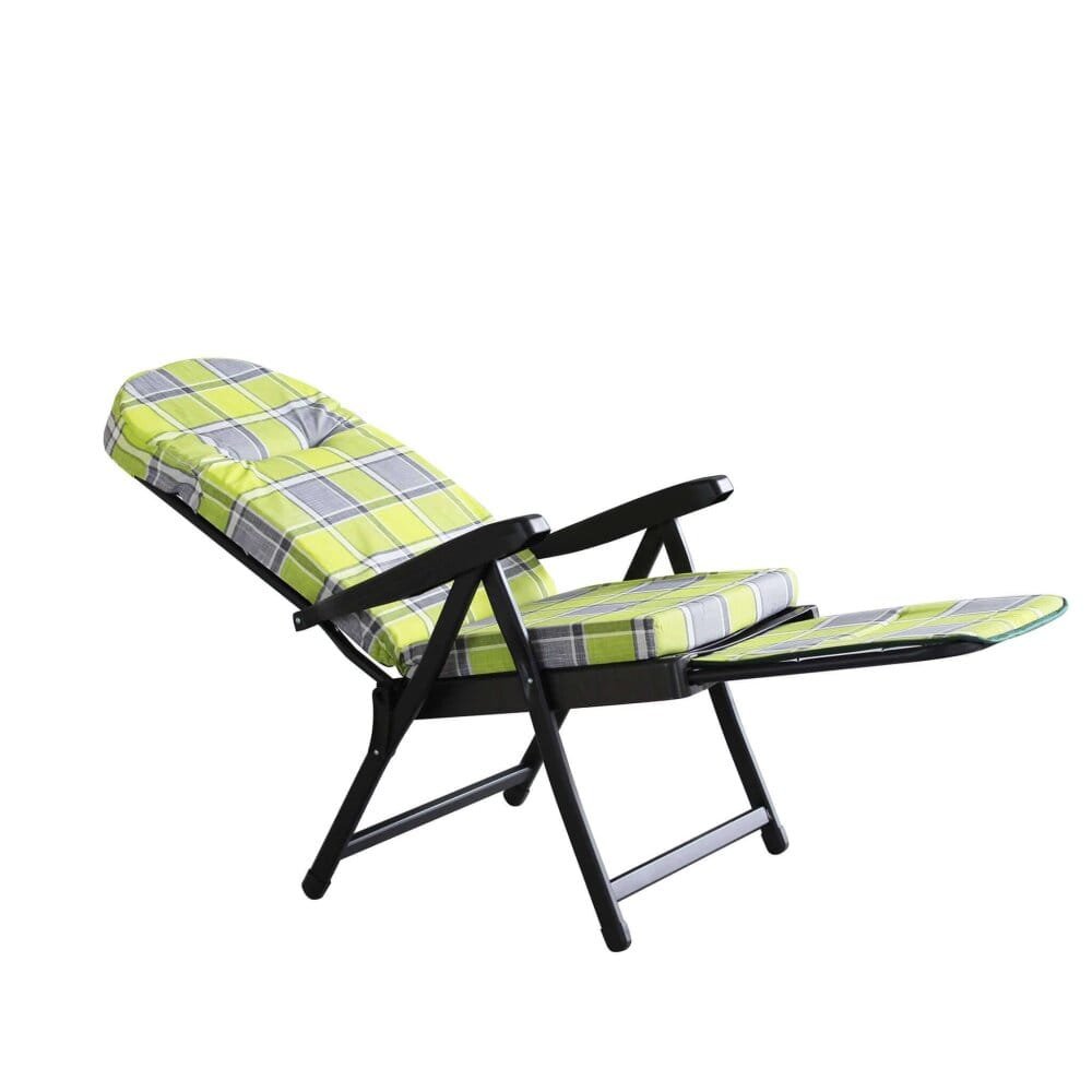 Poltrona Sdraio relax reclinabile in Tessuto cm 155x60x60 – QUENTIN