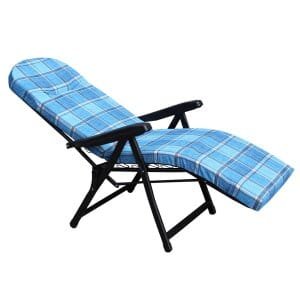 Poltrona Sdraio relax reclinabile in Tessuto,Acciaio cm 155x60x60 – ANETTE