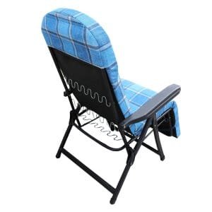 Poltrona Sdraio relax reclinabile in Tessuto,Acciaio cm 155x60x60 – ANETTE