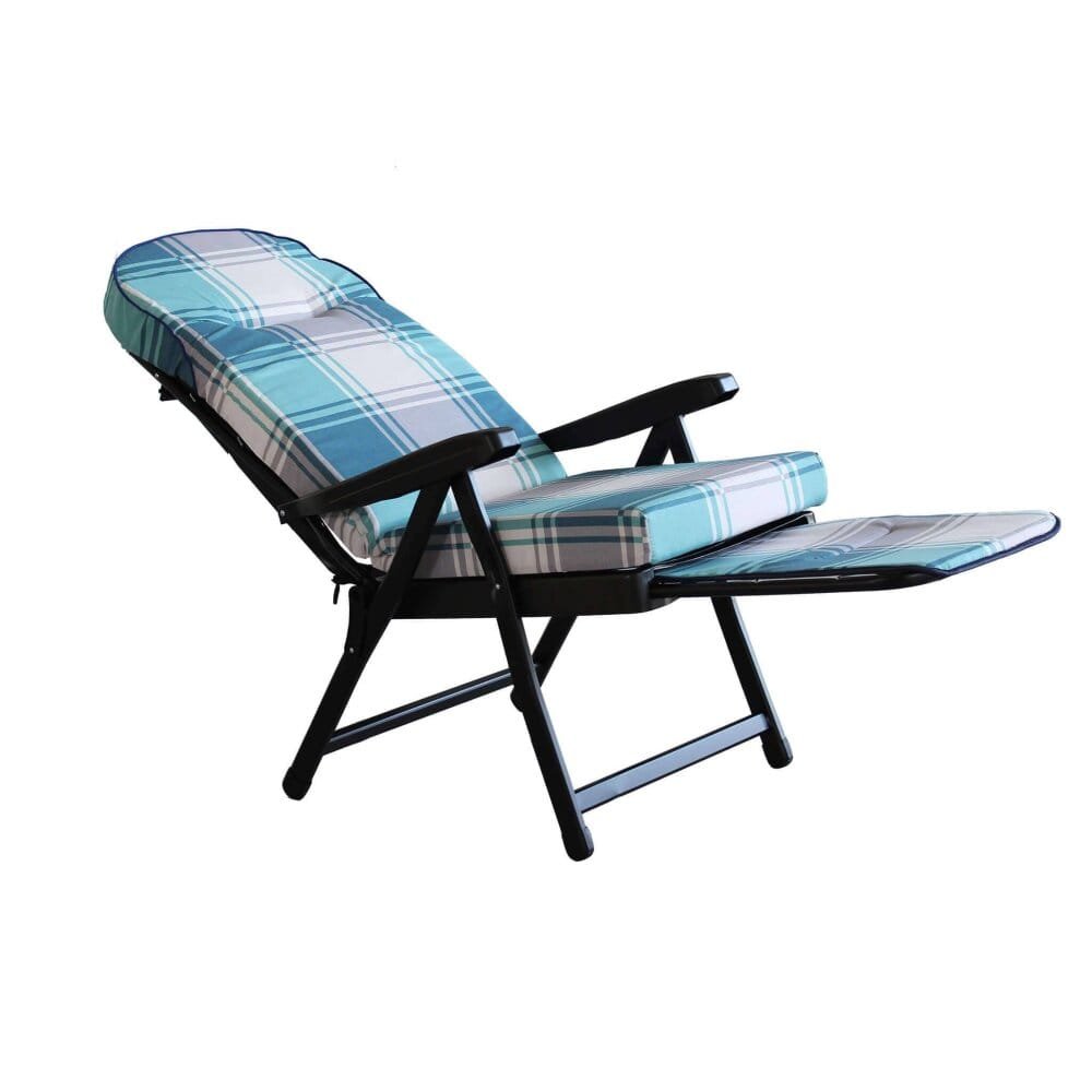 Poltrona Sdraio relax reclinabile in Tessuto cm 155x60x60 – QUENTIN