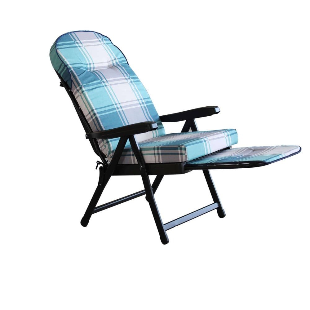 Poltrona Sdraio relax reclinabile in Tessuto cm 155x60x60 – QUENTIN