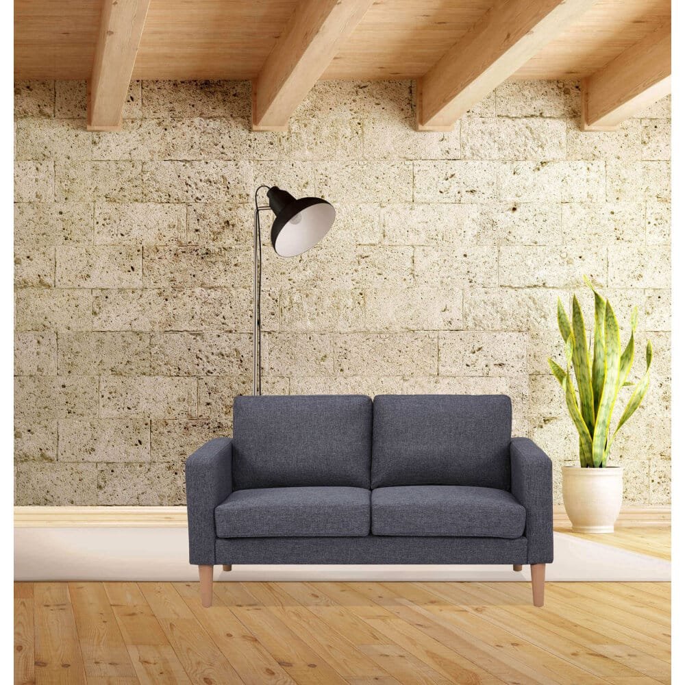Divano 2 posti Scandinavo in Tessuto cm 124x73x82 – MANU
