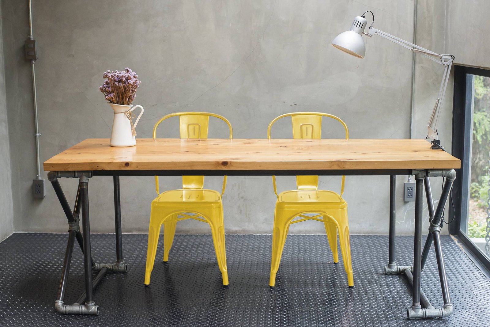 7128_HF807147_7.jpeg Sedia per Sala da Pranzo Industrial in Acciaio cm 35x45x85 – METAL